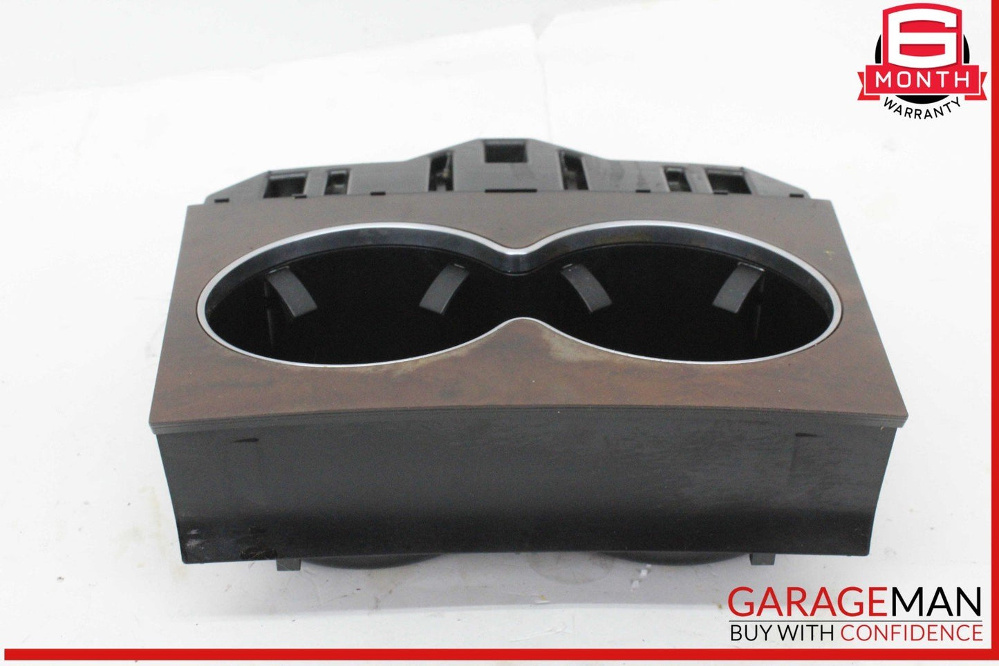 14-17 Mercedes W207 E350 E400 Center Console Cup Holder Compartment Wood OEM