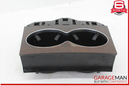 14-17 Mercedes W207 E350 E400 Center Console Cup Holder Compartment Wood OEM