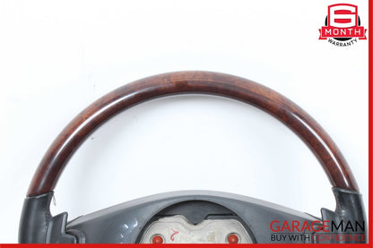 10-13 Mercedes W221 S400 S550 S600 S65 AMG 4 Spoke Steering Wheel Brown Wood