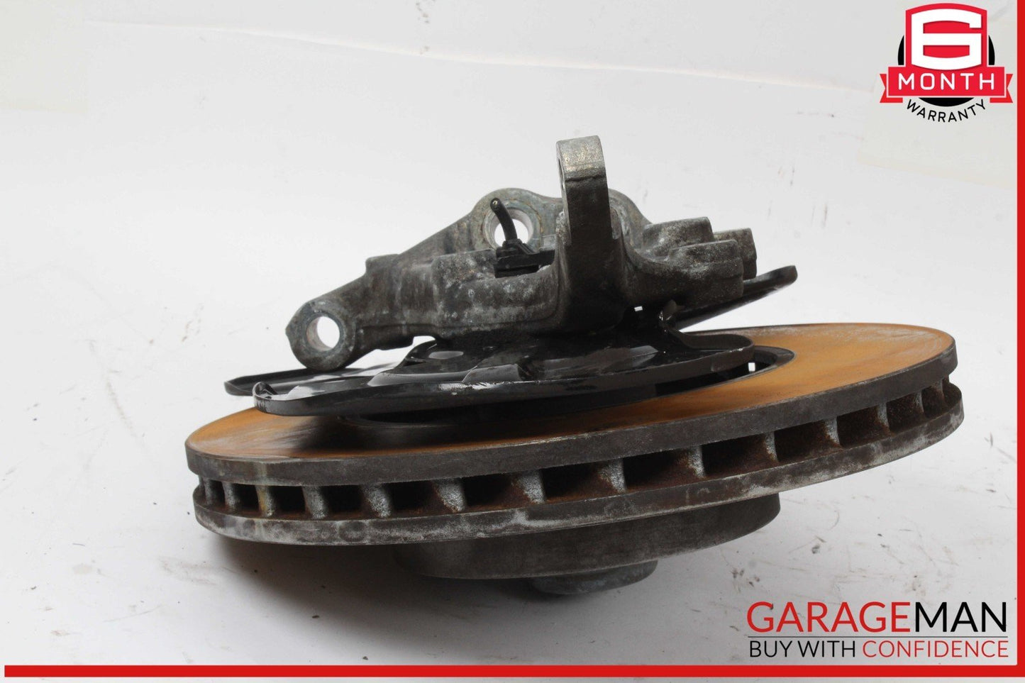 10-16 Mercedes W212 E350 Front Left Side Spindle Knuckle Hub w/ Rotor Disc OEM