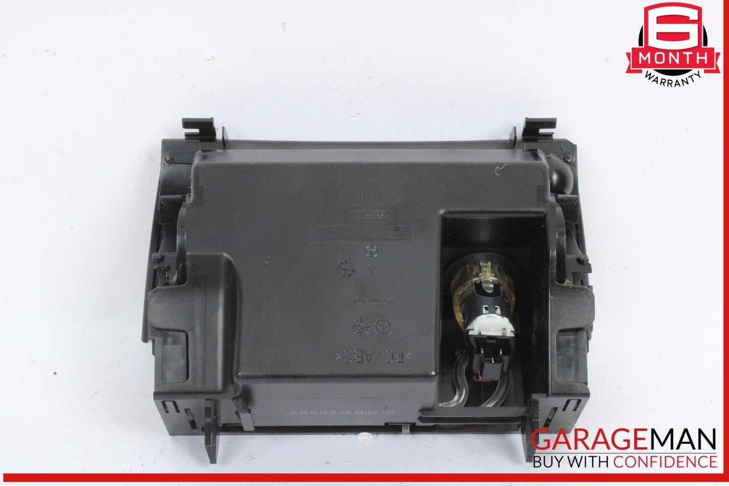 03-11 Mercedes W211 E320 Front Center Ashtray Storage Compartment 2118101330 OEM