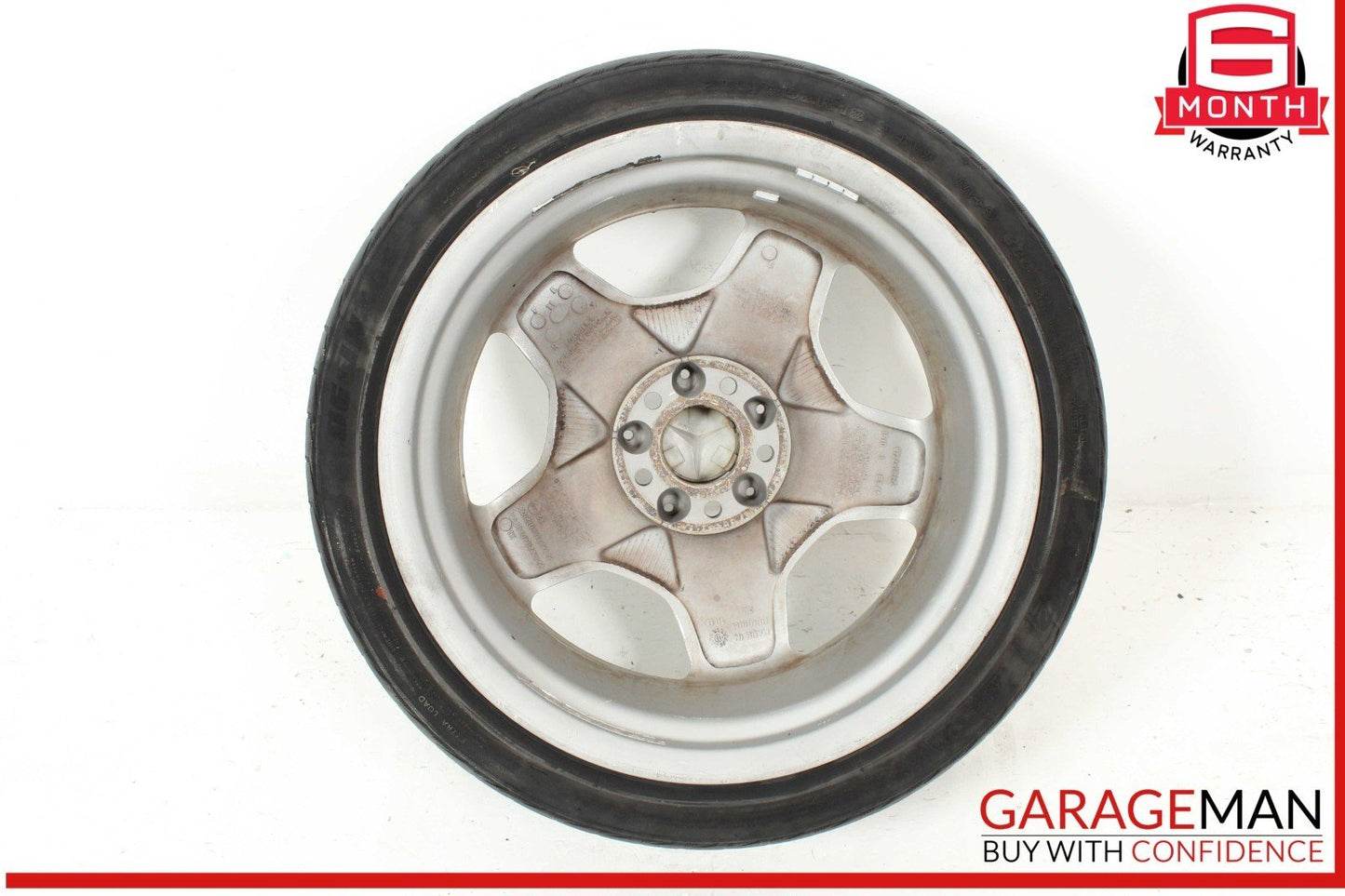 00-06 Mercedes W220 S500 CL55 AMG Rear Wheel Tire Rim 9.5x18H2 ET46 18" OEM