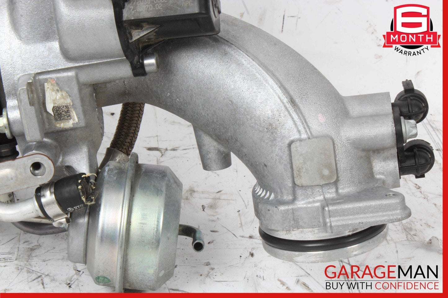 15-20 Mercedes W205 C400 E450 Left Side Turbocharger Turbo Charger Manifold OEM