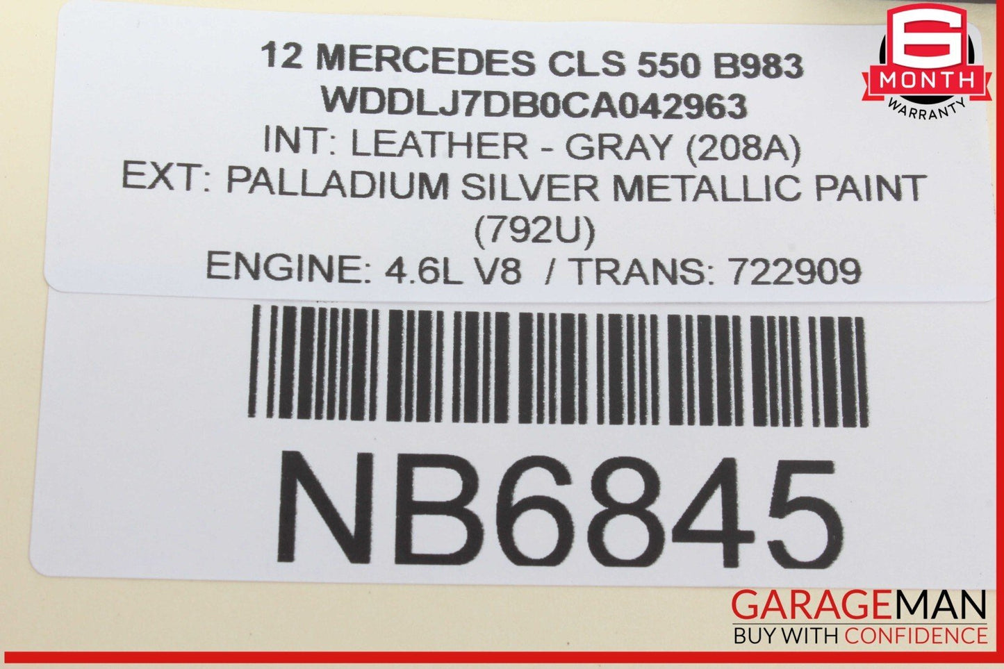 12-18 Mercedes W218 CLS550 CLS63 AMG Left Side Door Tweeter Speaker Black OEM