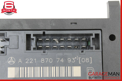 07-13 Mercedes W221 S550 Front Right Under Seat Control Module 2218707493 OEM