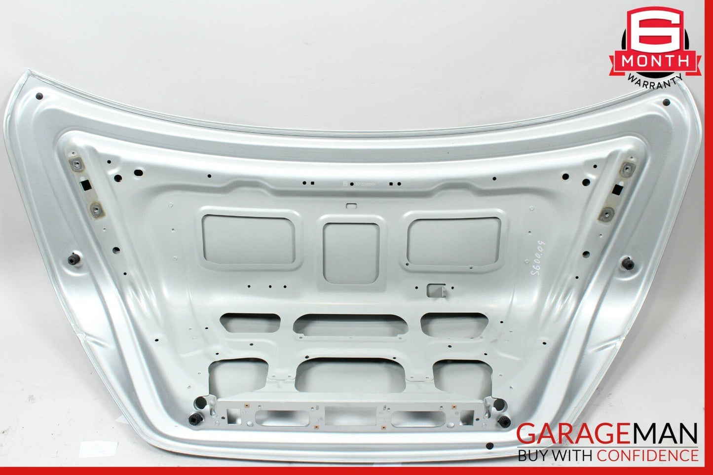 07-13 Mercedes W221 S400 S63 AMG Rear Trunk Lid Deck Shell Panel Cover Silver