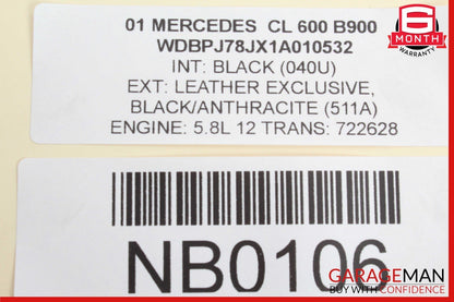 00-06 Mercedes W215 CL600 Rear Tie Rod Link Control Arm 2203520003 OEM