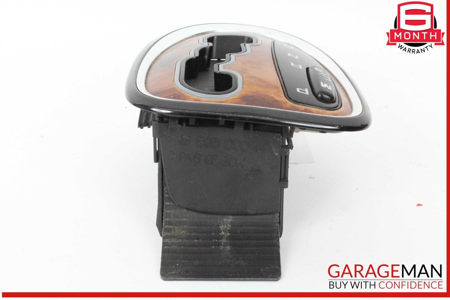 03-06 Mercedes W220 S55 S65 AMG Gear Shifter Bezel Trim Indicator Wood OEM