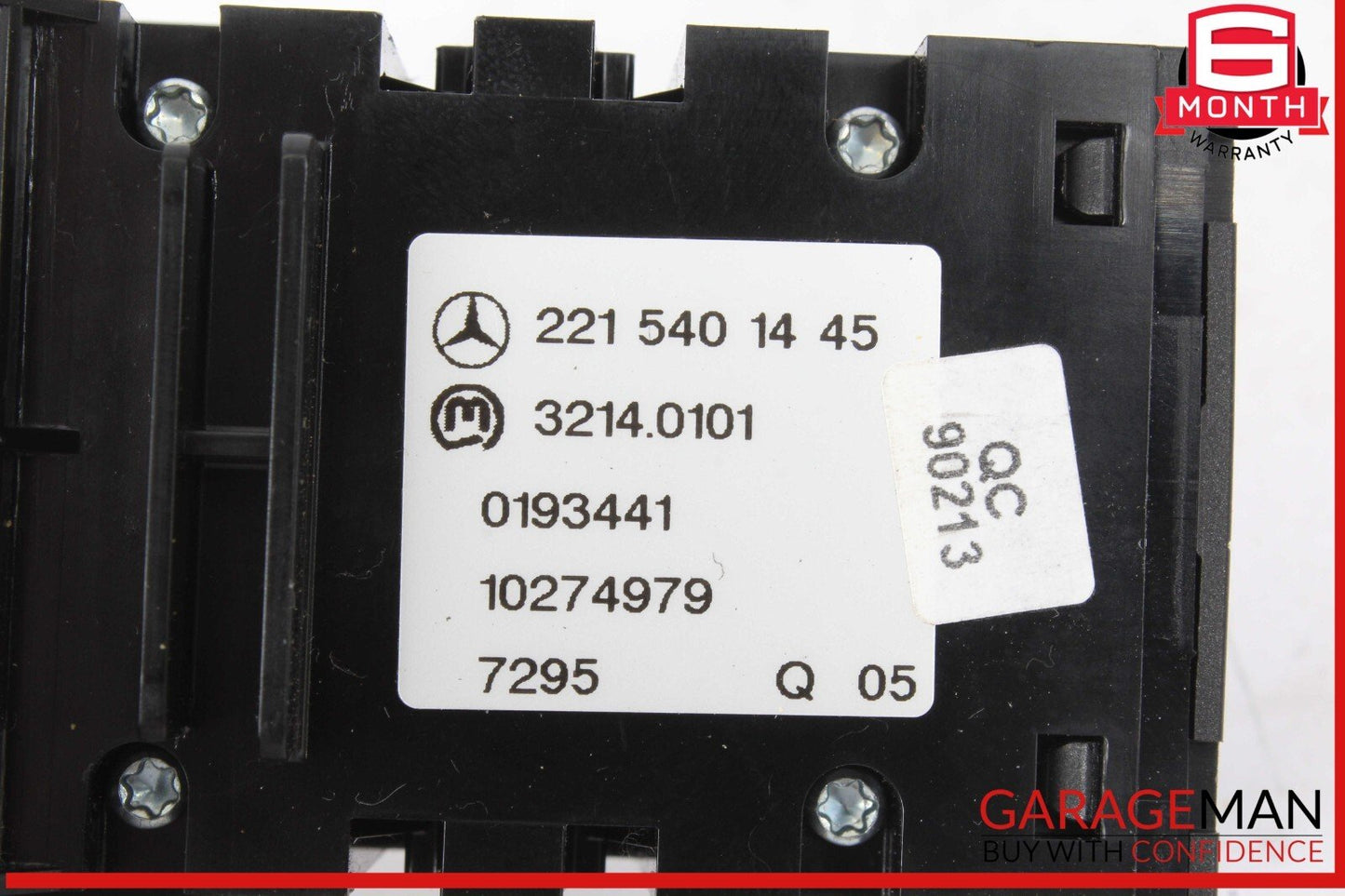 07-14 Mercedes W221 S550 CL63 Electronic Parking Button Switch Control Module