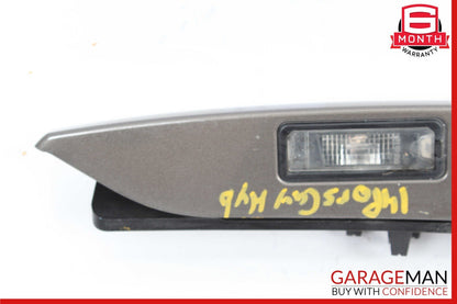 11-18 Porsche Cayenne 958 Rear Tailgate Trunk Lid License Light Handle Cover OEM
