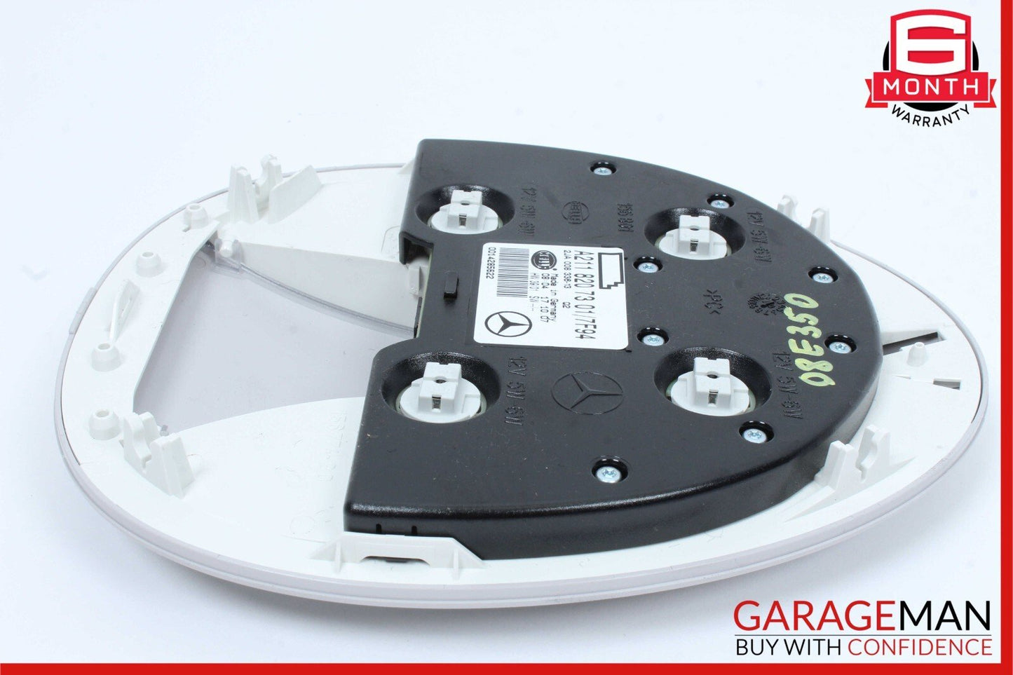 06-11 Mercedes W211 E350 CLS550 Rear Overhead Dome Light Reading Map Lamp Gray