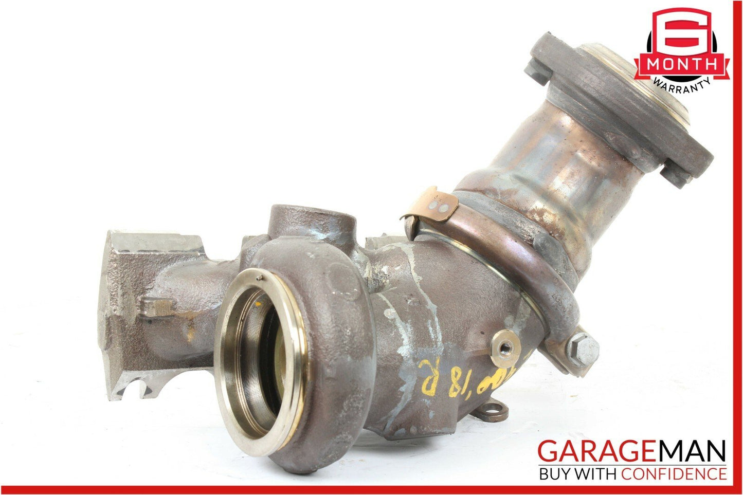 16-18 Mercedes W213 E400 3.0L Right Passenger Side Exhaust Header Pipe Assembly