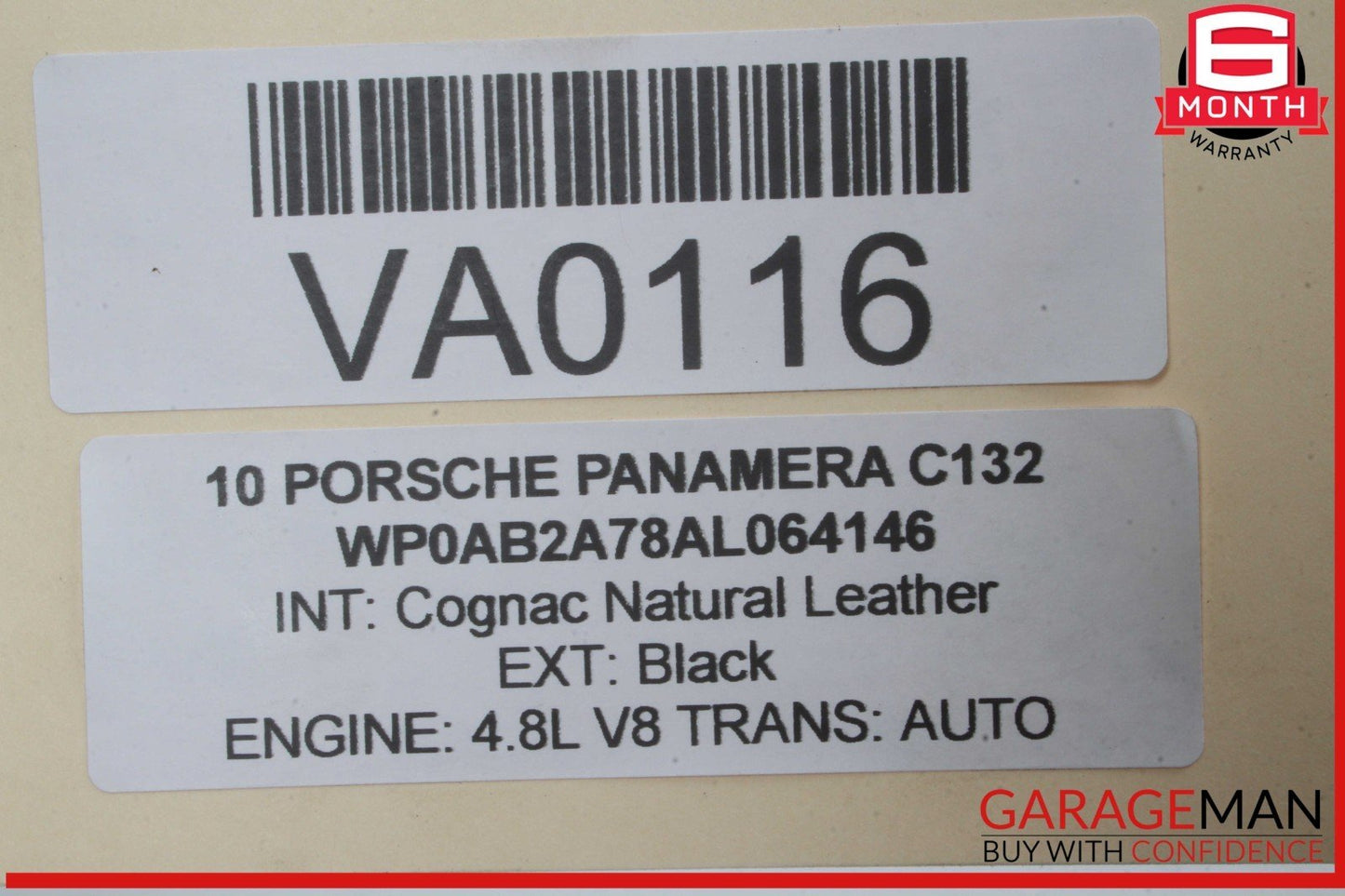 10-16 Porsche Panamera 970 Front Right Side Hood Bonnet Shock Lift Strut OEM