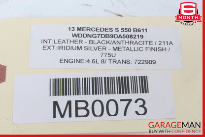 07-13 Mercedes W221 S550 S350 S63 Front Right Door Control Module 2219006304 OEM