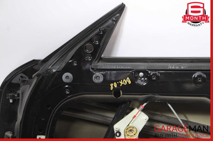 05-12 Porsche Boxster 987 Front Right Side Exterior Door Shell Frame Black OEM