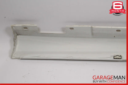 12-14 Mercedes W204 C350 Coupe Sport Right Side Rocker Skirt Molding Polar White