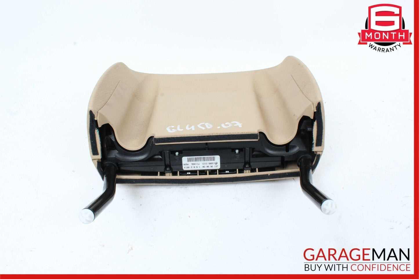 07-12 Mercedes GL450 ML450 R500 Seat Headrest Screen Monitor Display Trim Brown