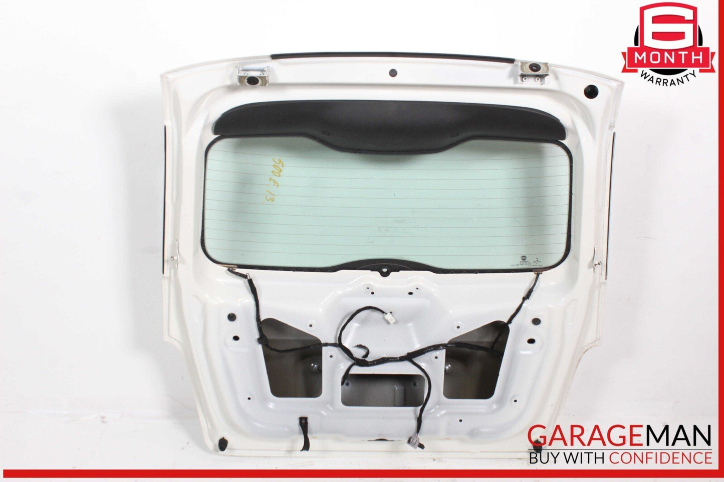 12-17 Fiat 500 Rear Trunk Lid Tailgate Liftgate Shell White OEM