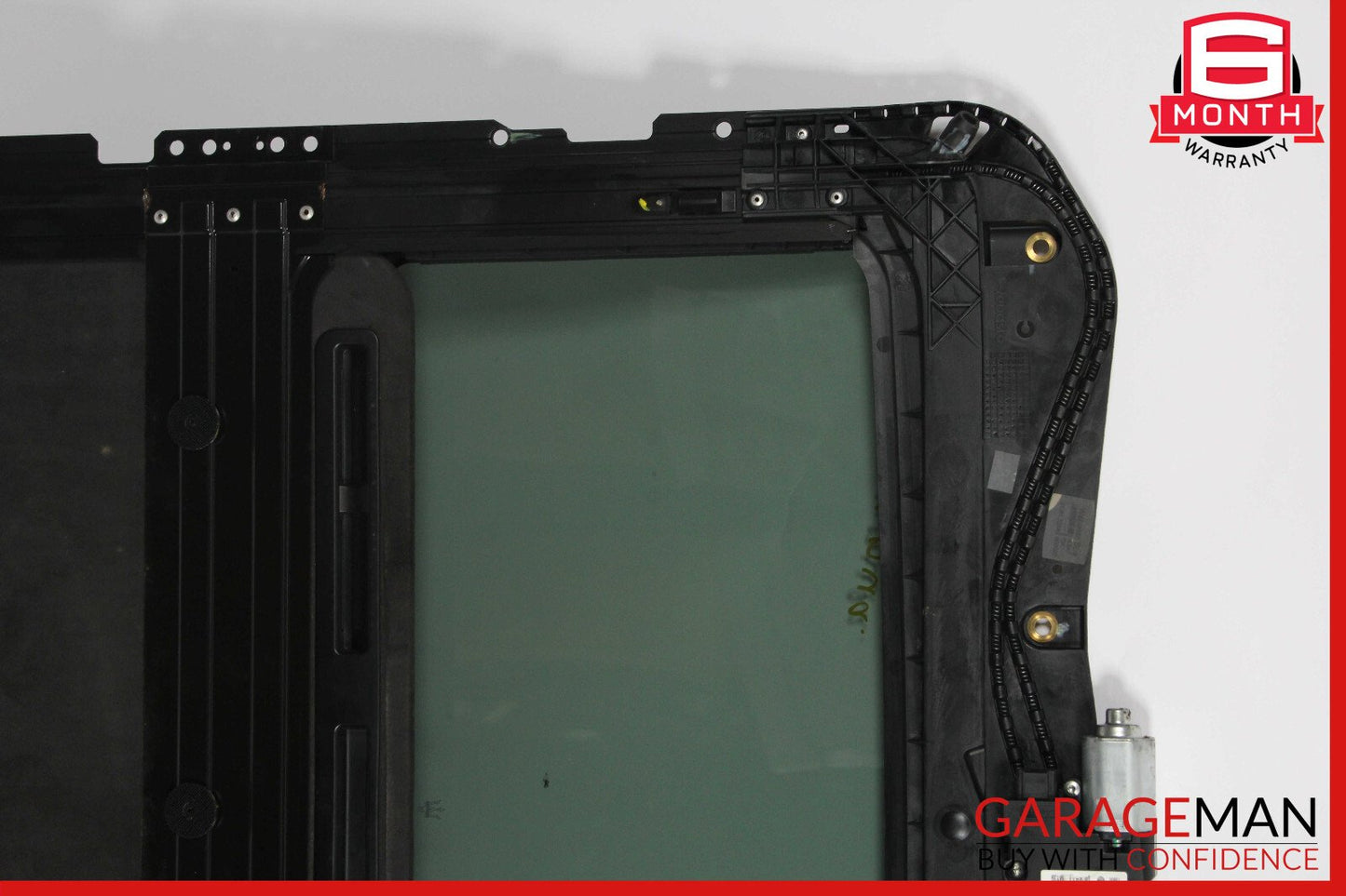 03-13 Maserati Quattroporte M139 Sunroof Guide Rail Frame Glass Track w/ Shade