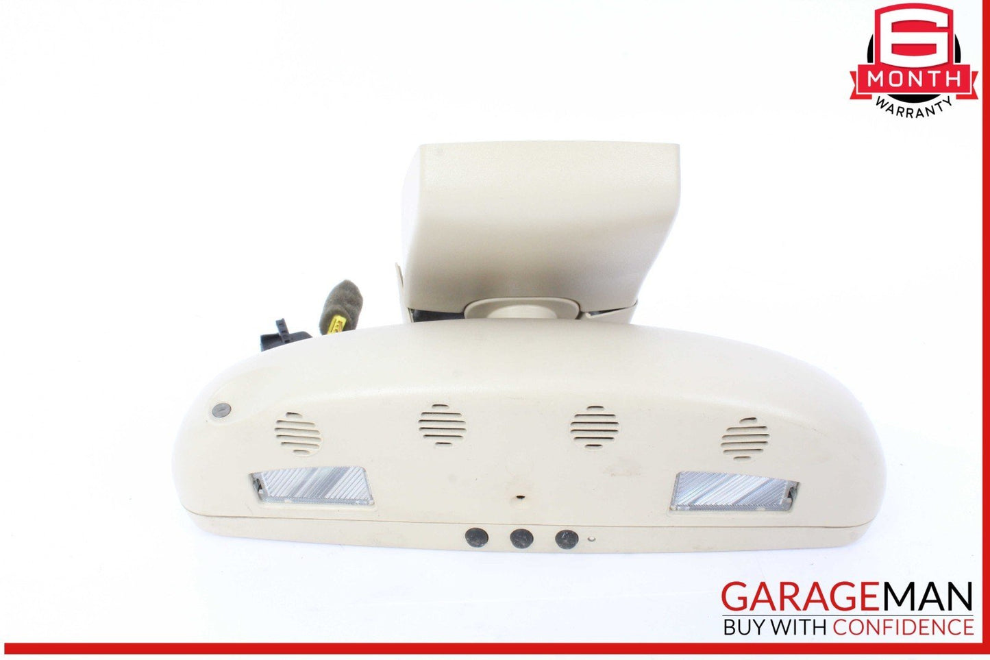 03-06 Mercedes R230 SL500 Interior Front Top Upper Rear View Mirror Beige OEM