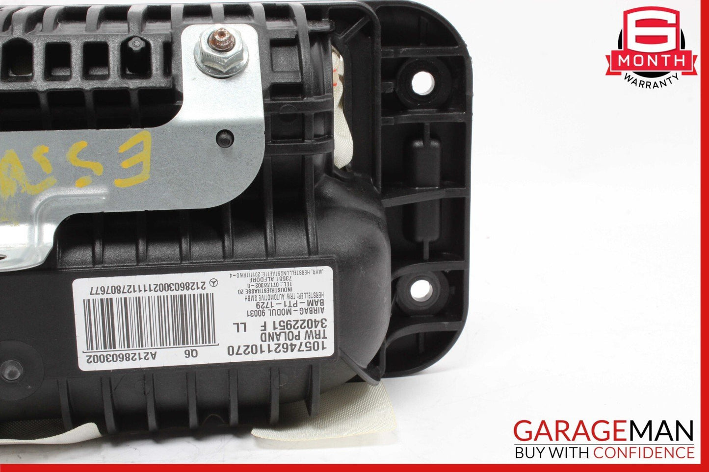 10-13 Mercedes W212 E550 E63 AMG Front Right Side Dashboard Dash Airbag Air Bag