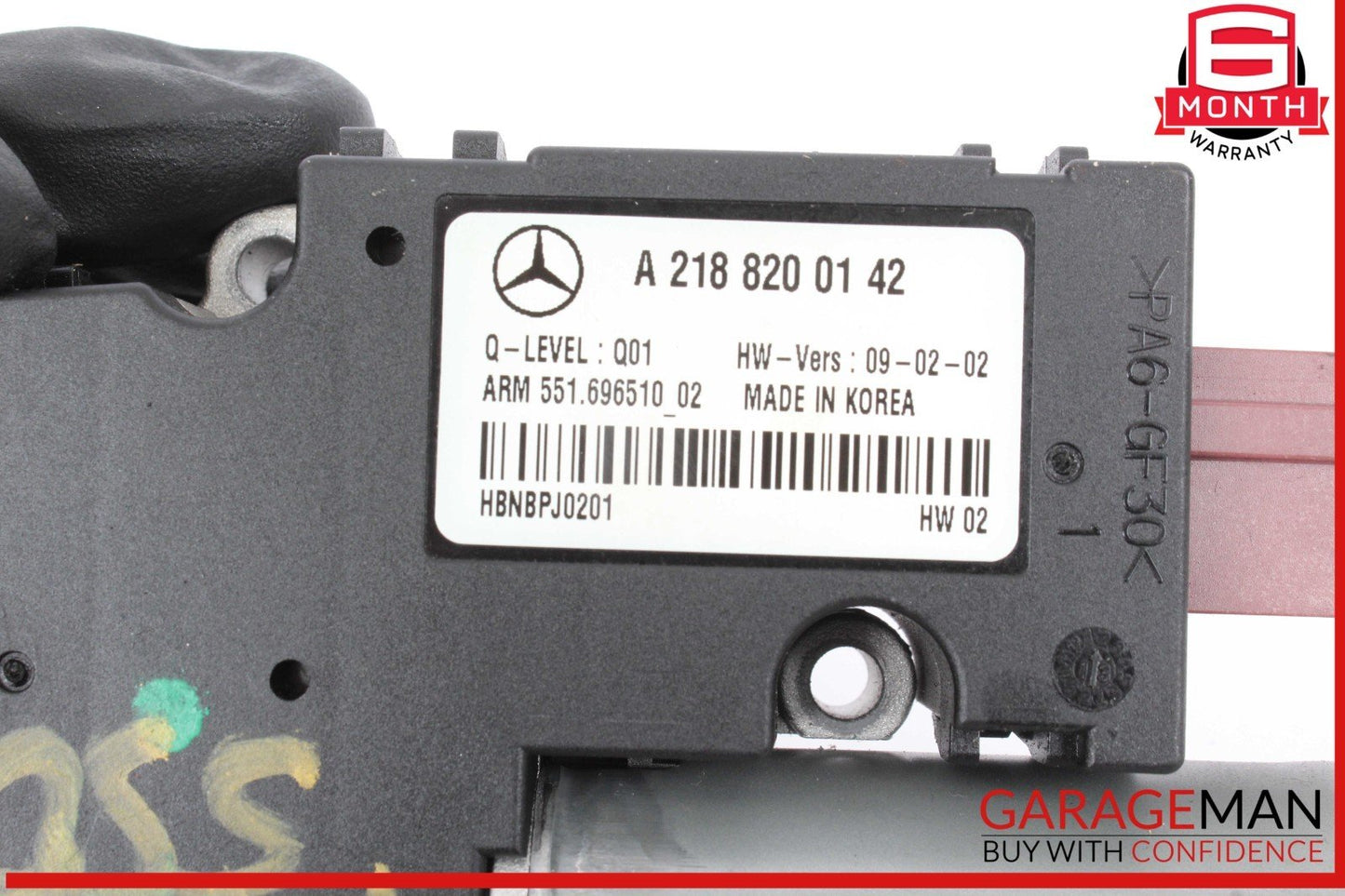 12-18 Mercedes W218 CLS550 E350 Sedan Sunroof Sun Roof Motor 2188200142 OEM