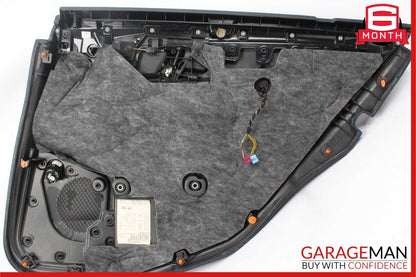10-13 Mercedes W212 E350 E550 Rear Left Interior Door Panel Cover Black