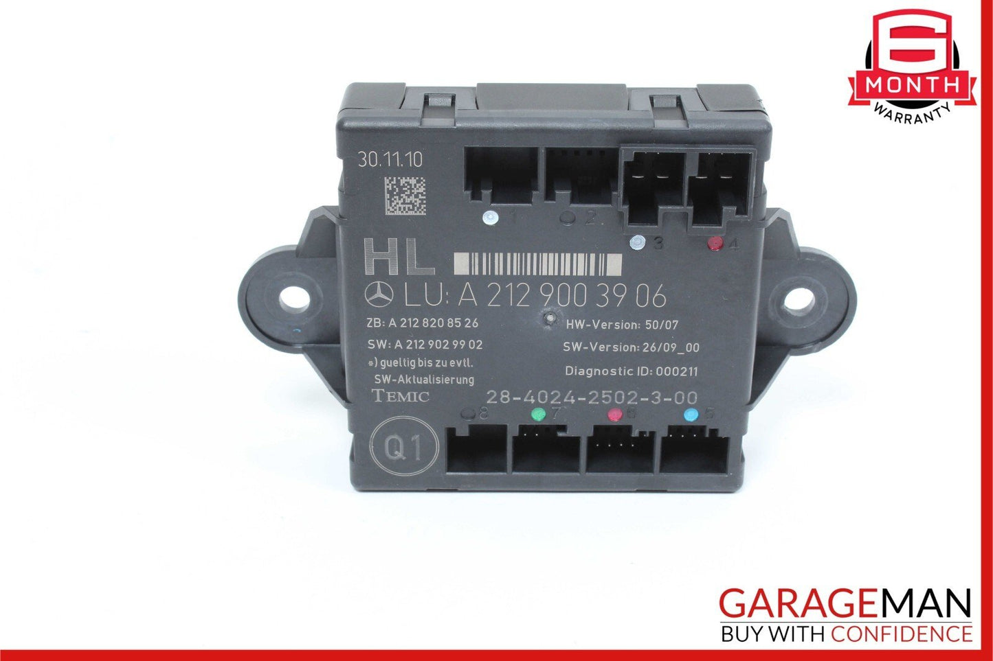 08-18 Mercedes W212 E350 CLS550 Rear Left Side Door Control Module OEM