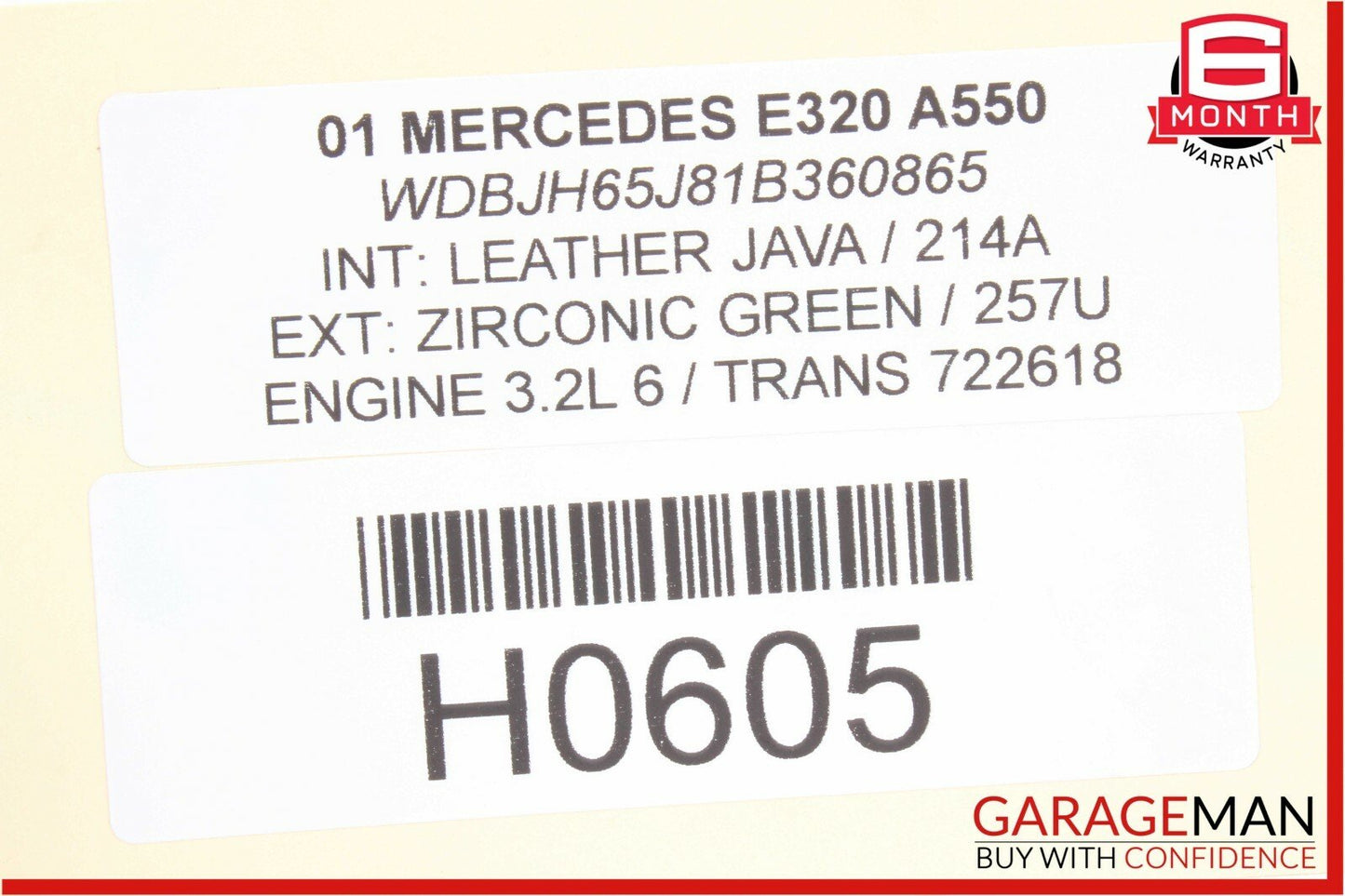98-03 Mercedes W210 E320 E420 Rear Right Passenger Side Window Switch Trim Wood