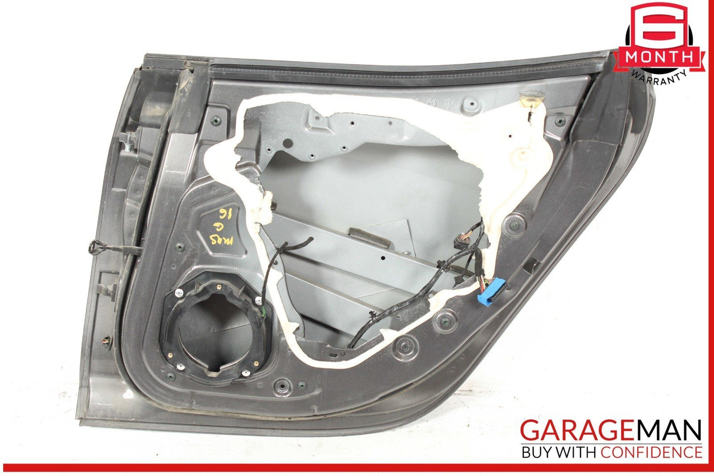 14-22 Maserati Ghibli M157 Rear Right Side Door Shell Frame Panel Gray OEM