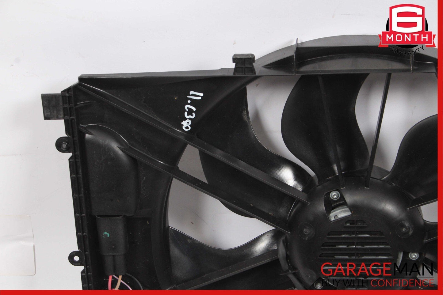 08-18 Mercedes CLS400 GLK350 C300 Engine Radiator Cooling Fan Motor Shroud Assy