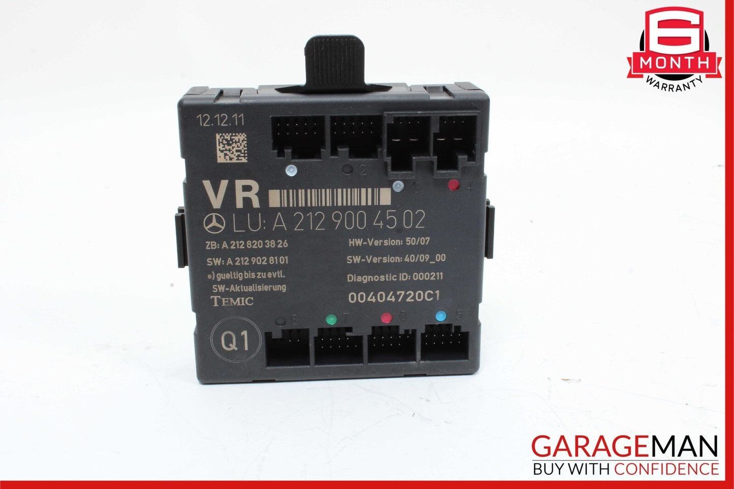 08-18 Mercedes W212 E350 E400 C300 Front Right Side Door Control Module OEM