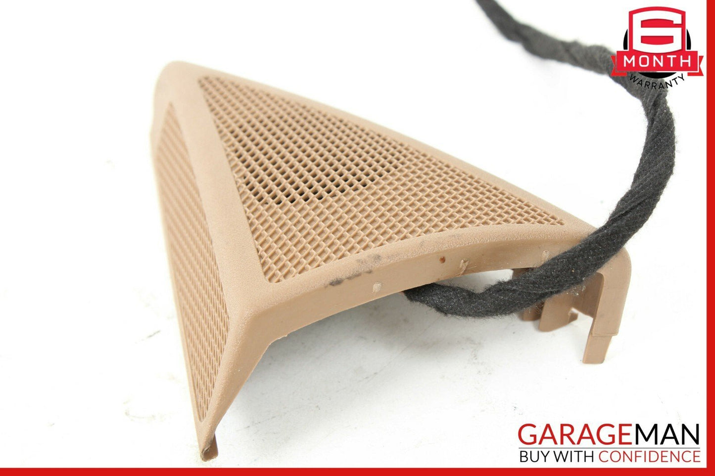 03-09 Mercedes W211 E350 Front Left Driver Side Tweeter Speaker Cover Brown OEM