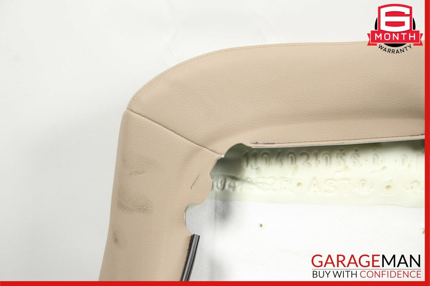 08-14 Mercedes W204 C300 C350 Sedan Front Right Upper Top Seat Cushion Beige