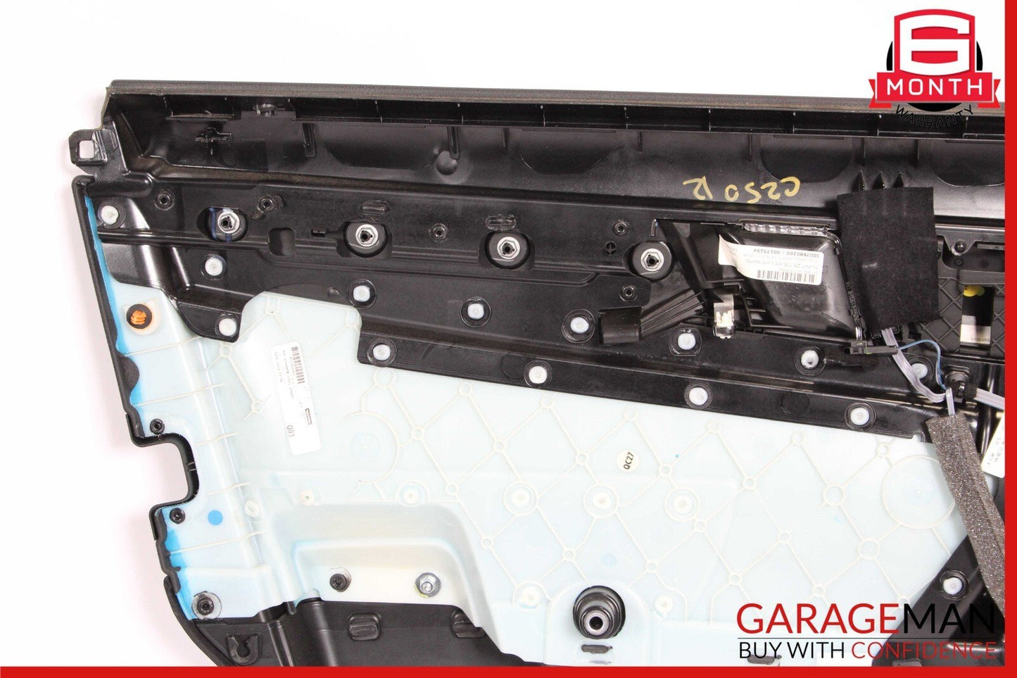 08-14 Mercedes W204 C250 C300 C350 Front Right Interior Door Panel Black OEM
