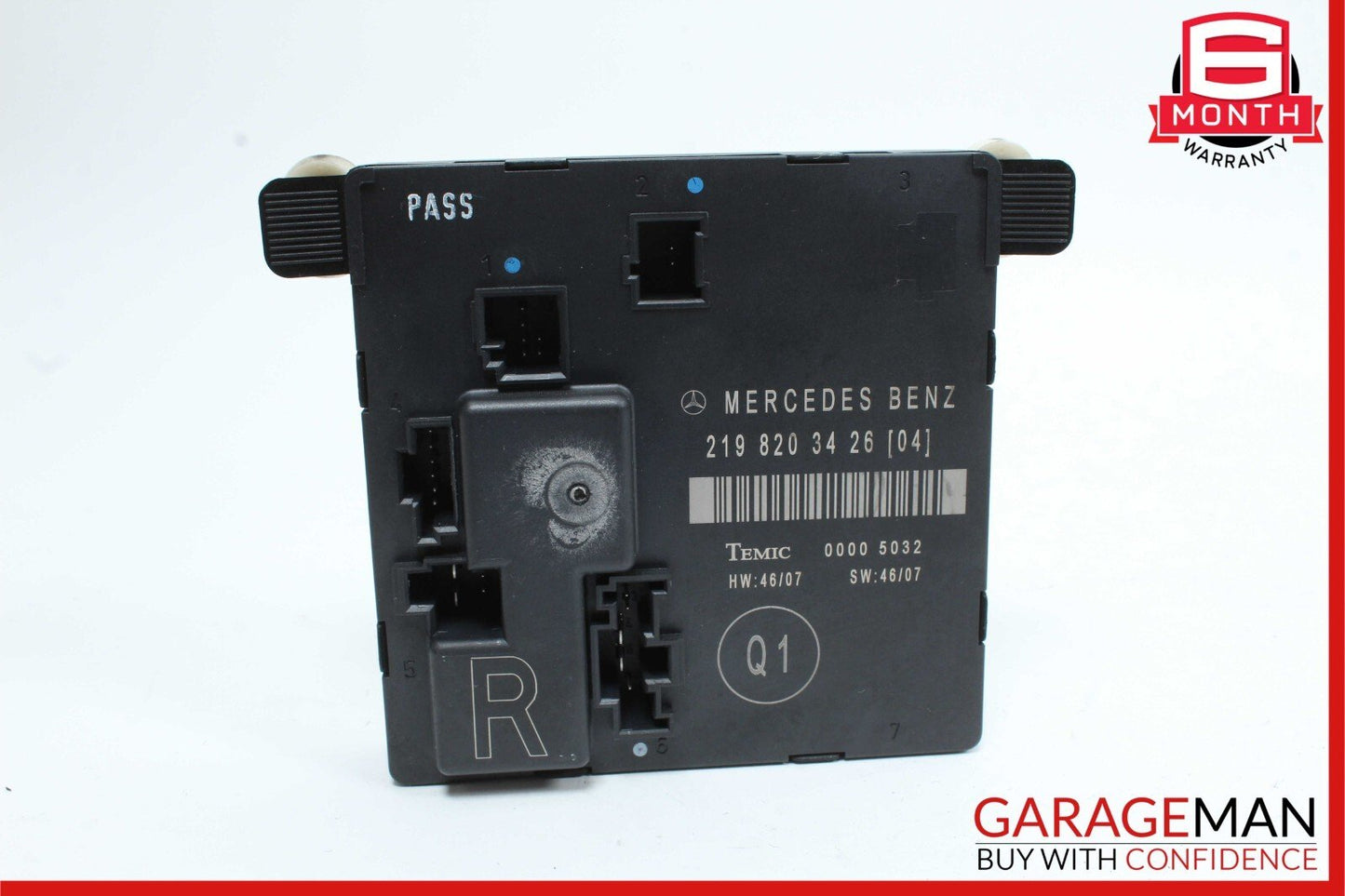 06-11 Mercedes W219 CLS500 CLS550 Rear Right Door Control Module 2198203426 OEM