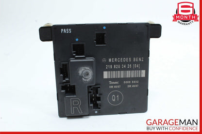 06-11 Mercedes W219 CLS500 CLS550 Rear Right Door Control Module 2198203426 OEM