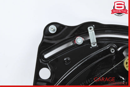 10-16 Mercedes W207 E350 Coupe Rear Right Door Regulator Window Frame w/o Motor