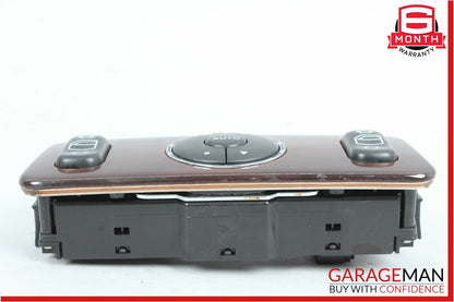 98-05 Mercedes W163 ML320 Rear Power Window Climate Control Switch Module Wood