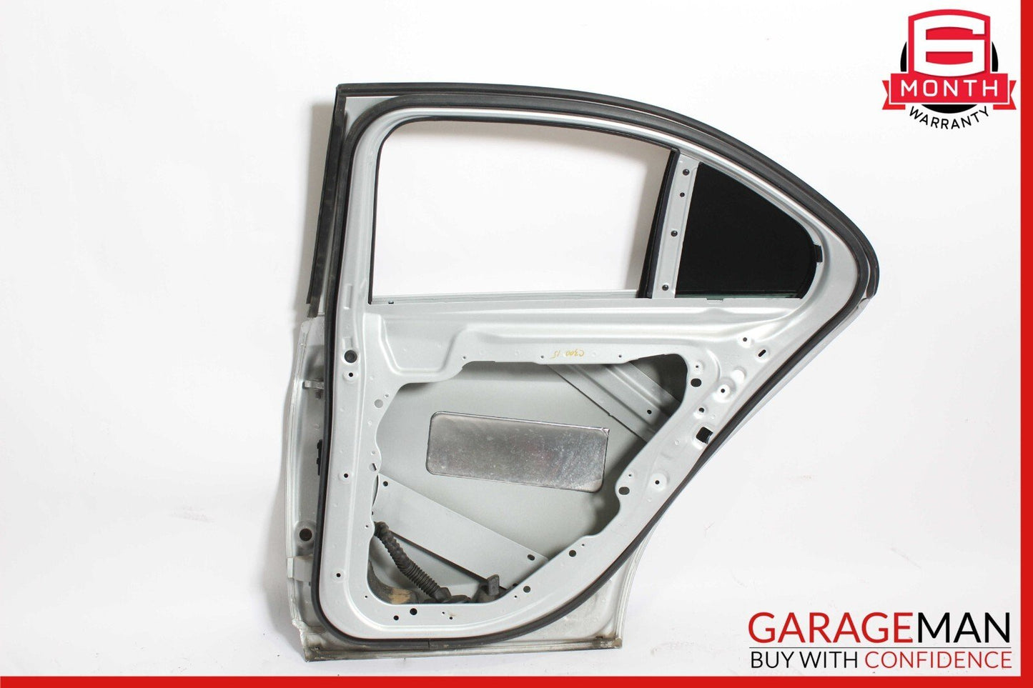 15-20 Mercedes W205 C300 Sedan Rear Right Side Exterior Door Shell Silver OEM