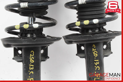 08-17 Mercedes W204 C250 Coupe Front Right & Left Shock Strut Absorber Set OEM