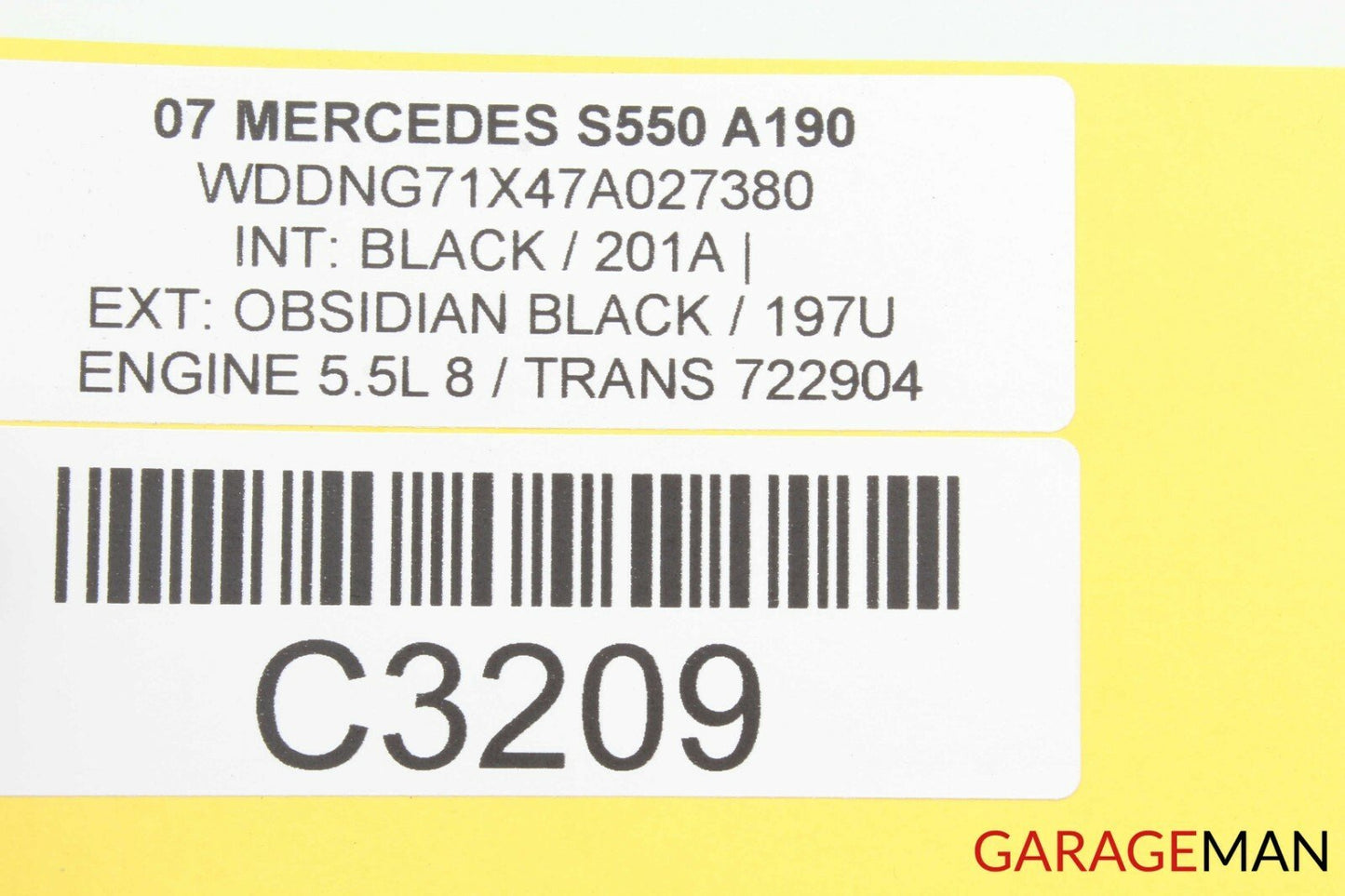 07-09 Mercedes W221 S550 S63 AMG AC A/C Air Heater Blower Climate Control Module