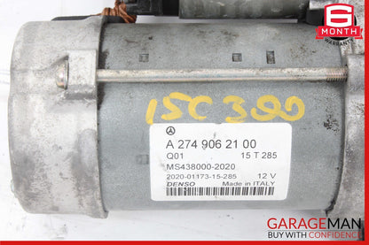15-18 Mercedes W205 C300 GLC300 M274 Engine Starter Motor OEM