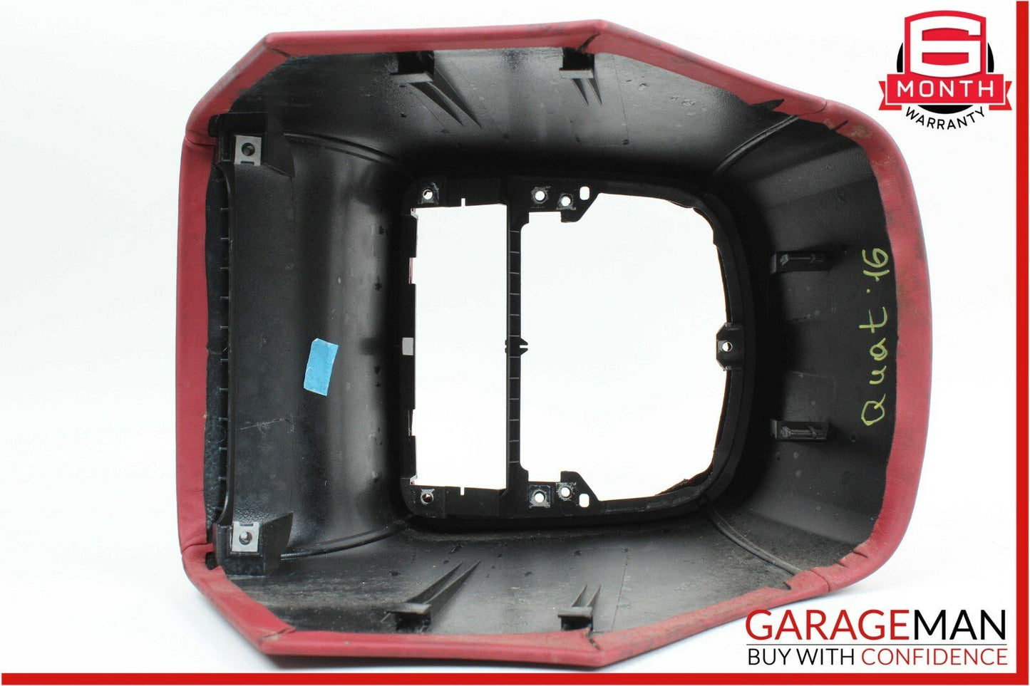 14-18 Maserati Quattroporte Rear Center Console Back Panel Trim Cover Red OEM