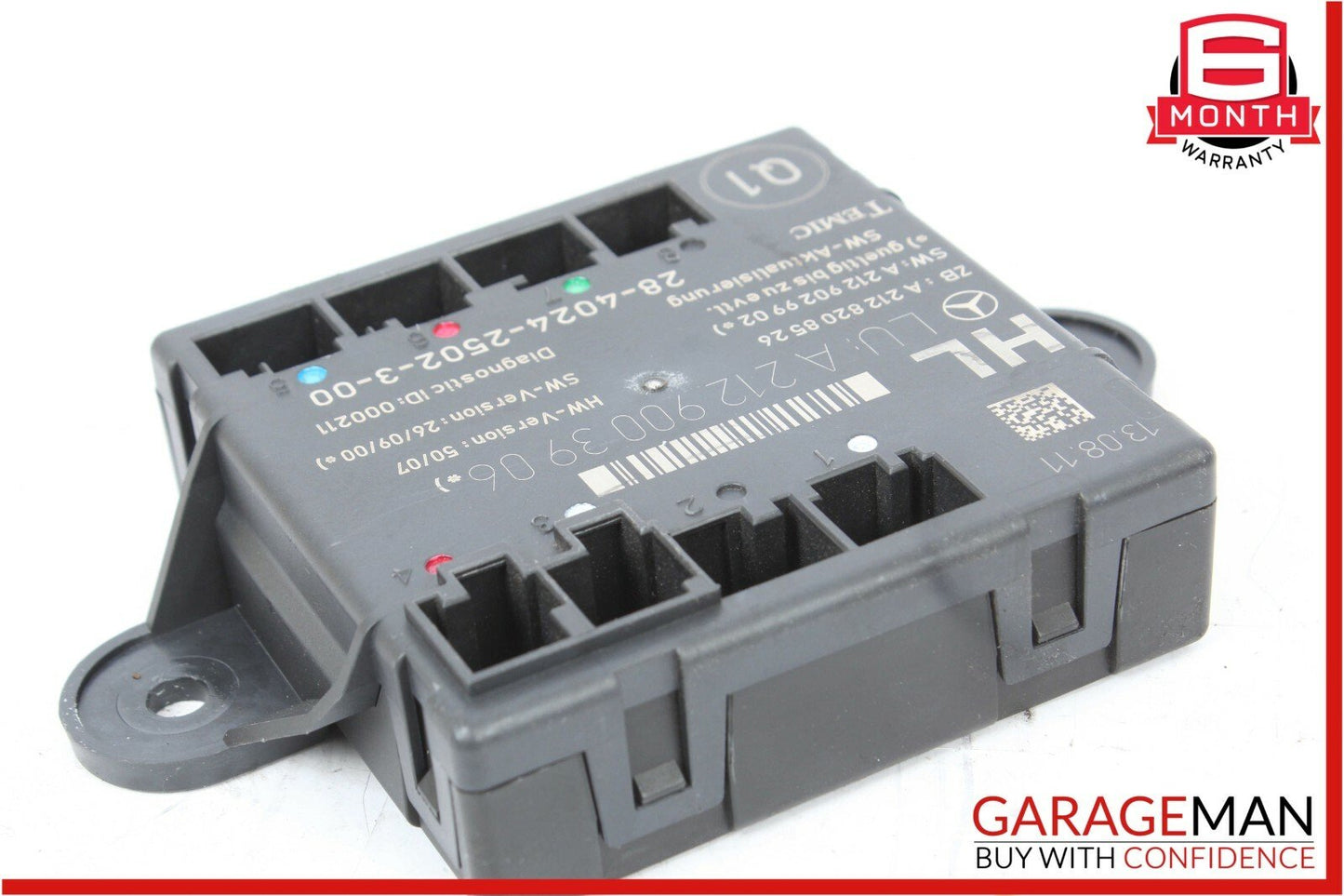 08-14 Mercedes W204 C250 C300 Rear Left Driver Side Door Controller Module
