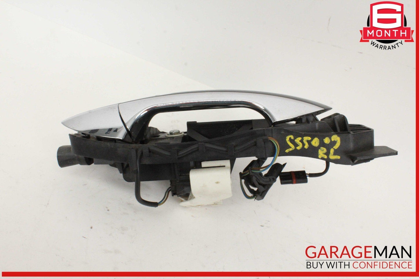 07-13 Mercedes W221 S550 Rear Left Driver Side Exterior Door Handle Gray OEM
