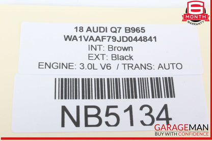 17-19 Audi Q7 BCM Body Computer Control Module Unit 8W0907064ED OEM
