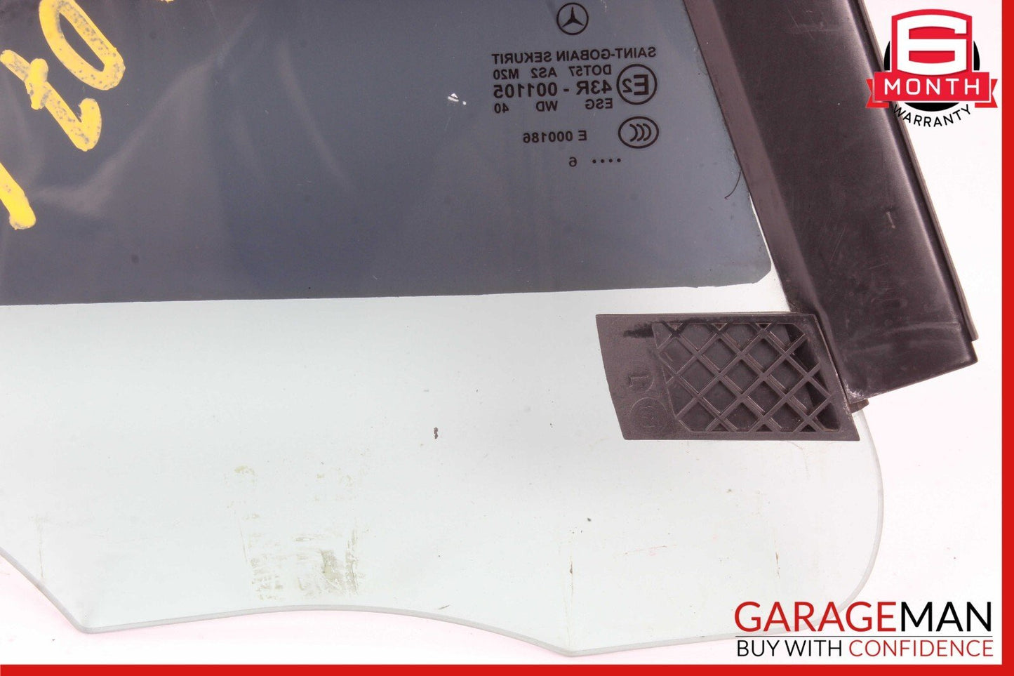 05-11 Mercedes R171 SLK280 Rear Left Side Door Quarter Window Glass OEM