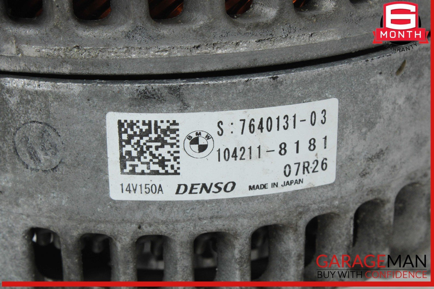 14-20 Mini Cooper Engine Alternator Generator Denso 7640131-03 OEM