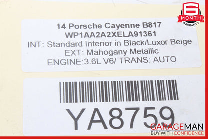 11-18 Porsche Cayenne 958 Rear Side Suspension Upper Forward Control Arm OEM